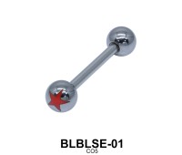 Star Surgical Steel Tongue Piercing BLBLSE-01